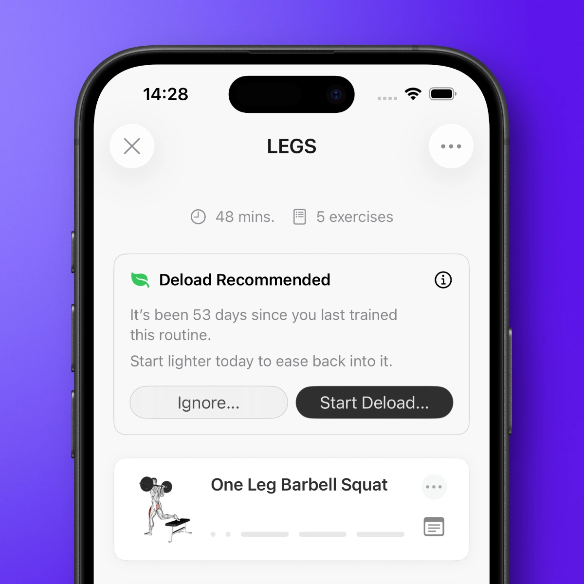 Deload Recommendations