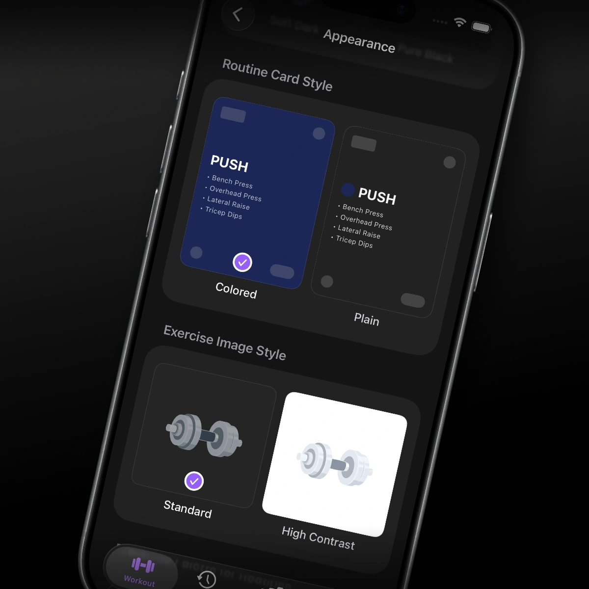 Overhauled Appearance Settings