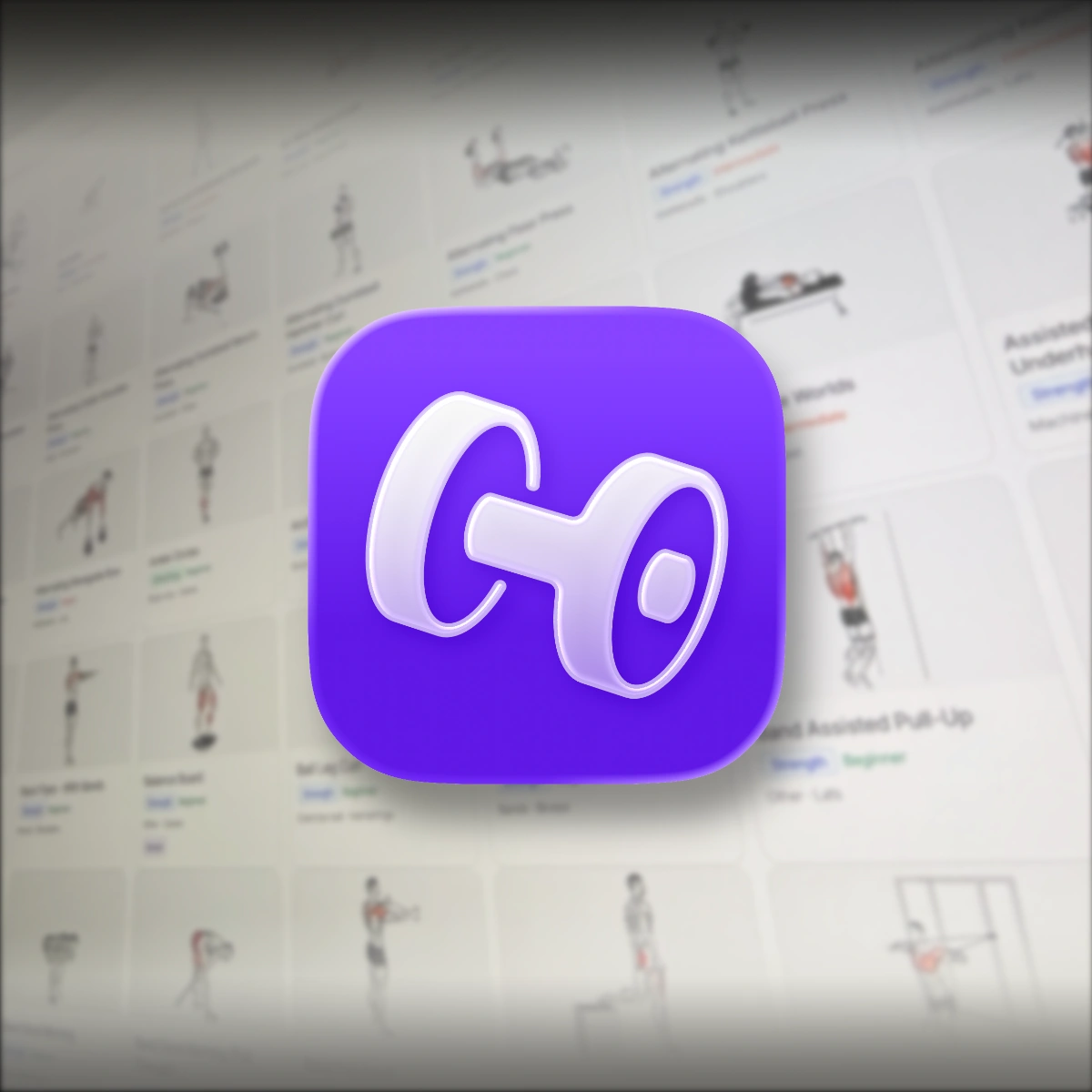 Expanded exercise library in Steady 2.7 with hundreds of new movements